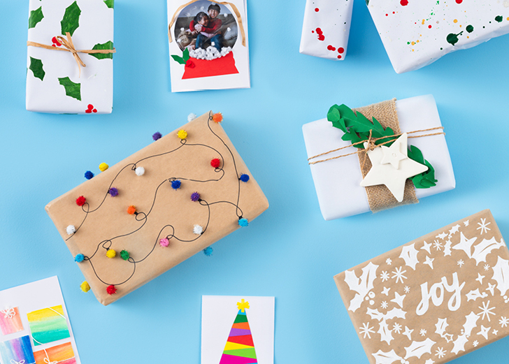 Inspiring DIY Christmas Cards and Wrapping Paper Ideas Create